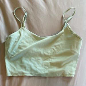 Jolyn Suki Mint Ribbed Crop Top